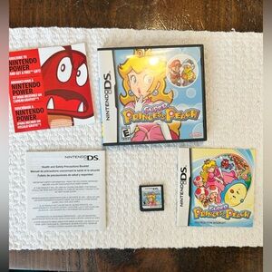 Super Princess Peach (Nintendo DS, 2006) Authentic, Tested, & Complete_